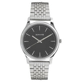 Sonata Men's Watch Analog Black Dial With Stainless Steel Band, 77082SM01